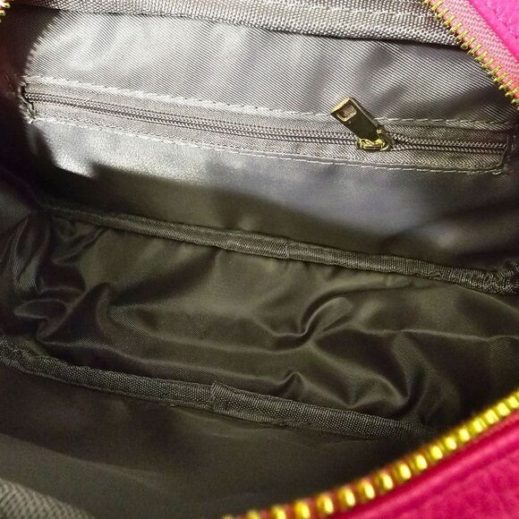 "The Sunday Bruncher" Hot Pink Cosmopolitan Camera Style Adjustable Strap Bag - Picture 9 of 16